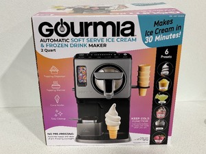 lot 3 image: Gourmia Soft Serve Ice Cream & Frozen Drink Maker