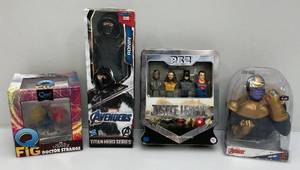 lot 4 image: Misc. Action Figures Including AVENGERS And More (NIB)