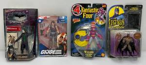 lot 7 image: Misc. Action Figures Including GI JOE, BAT-MAN And More (NIB)