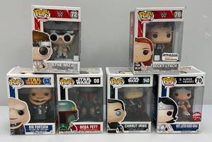 lot 15 image: Misc. FUNKO POPS Including WWE And More Most (NIB)