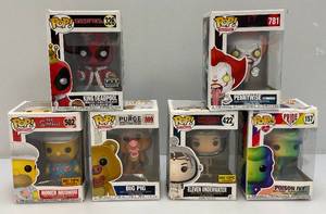 lot 16 image: Misc. FUNKO POPS Including IT And More Most (NIB)