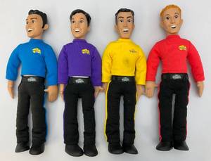 lot 34 image: Four Vintage Collectible Wiggles TalkingSinging Dolls
