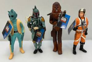 lot 49 image: Misc. 1990s STAR WARS 10 Figures Including CHEWBACCA And More (NIP)