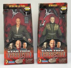 lot 93 image: Misc. Collectible STAR TREK Insurection 9 Action Figures (NEW OLD STOCK)