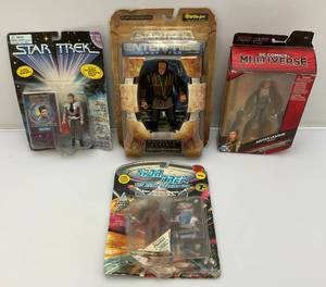 lot 105 image: Misc. STAR TREK Action Figures And More (New On Cards)