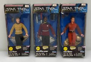 lot 109 image: Misc. Collectible STAR TREK Collectors Series 9 Action Figures (NEW OLD STOCK)