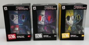 lot 111 image: Yume DZNR Brand TRANSFORMERS Whats Inside Edition Plush Toys Including Bumble Bee, Megatron And Optimus Prime (NEW OLD STOCK)