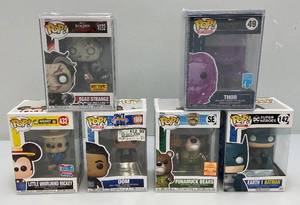 lot 123 image: Misc. FUNKO POPS Including BAT-MAN, Dead Strange And More (NIB)