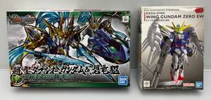 lot 127 image: Collectible Bandai Model Kits Including Zho Yun 00 Gandam & Bilongqu (Open Box Sealed) & Bandi XXG-00W0 Wing Gandam Zero EW