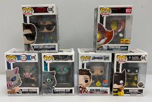 lot 131 image: Misc. FUNKO POPS Including PENNYWISE And More (NIB)