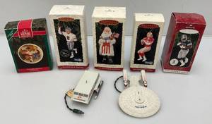 lot 142 image: Misc. Collectible Hallmark Keepsake Ornaments And More (New Old Stock)