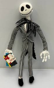 lot 151 image: Vintage The Disney Store Tim Burtons The Nightmare Before Christmas (Jack Skellington) Bendable Plush Doll (New With Tags 19