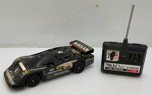 lot 169 image: Vintage Nikko 1985 Nissan GTP ZX-Turbo RC Car #83 WRemote Control