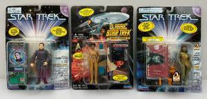 lot 171 image: Misc. STAR TREK Action Figures (New On Cards)
