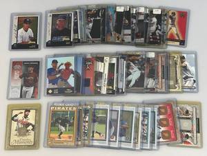 lot 188 image: Misc. Unsorted Sports Cards All In Top Loaders