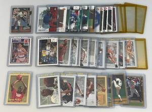 lot 191 image: Misc. Unsorted Sports Cards All In Top Loaders