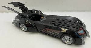 lot 195 image: Vintage Mcfarlane DC Comics Multiverse Batman & Robin Batmobile 23 Light Up