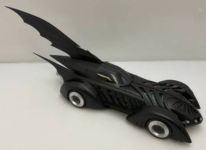 lot 196 image: Vintage Mcfarlane DC Comics Multiverse Batman & Robin Batmobile 32 Light Up