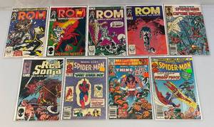 lot 221 image: Misc. Comics Including 60 Cent ROM And More (Bagged And Boarded)