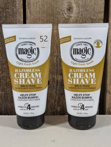 lot 17 image: Magic Razorless Shaving Cream for Hair Removal - 6oz (set of 2)