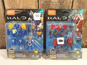 lot 125 image: Mega Construx Halo  (set of 2)