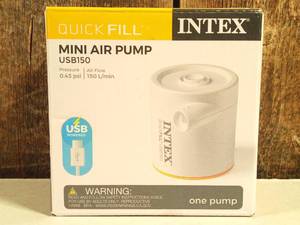 lot 196 image: Intex Quick Fill Cylinder Mini USB Air Pump