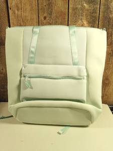 lot 221 image: Size 16 - Faux Neoprene Tote Backpack - All in Motion Mint