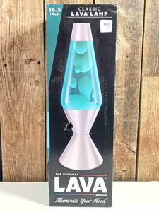lot 165 image: LAVA 16.3 Sea Foam Novelty Table Lamp