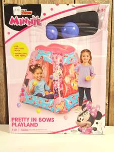 lot 170 image: Minnie Mouse Ball Pit 20 Balls - Toddler Jungle Gym Playhouse Inflatable for Boys Girls Kids