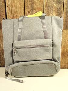 lot 143 image: All in Motion Gray Faux Neoprene Tote Backpack - Water Repellent Everyday
