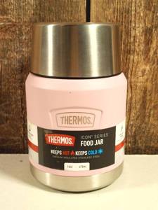 lot 135 image: Thermos Icon 16oz Stainless Steel Food Storage Jar with Spoon