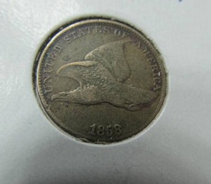 1858 Flying Eagle Indian Head Penny