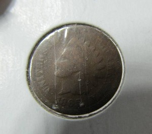 lot 3 image: 1865 Indian Head Penny