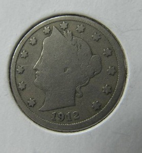 lot 21 image: 1912 Victory Nickel