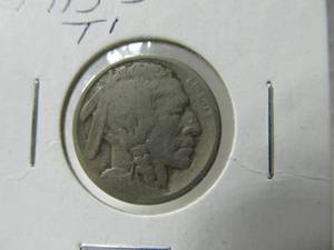 lot 33 image: 1913 S Buffalo Nickel Type I