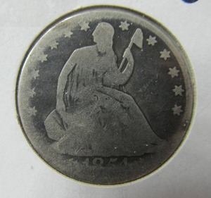 lot 40 image: 1854 O Seated Liberty Half Dollar