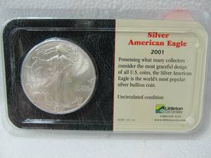 2001 Silver Eagle Dollar