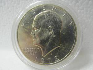 lot 84 image: 1972 Silver Eisenhower Dollar
