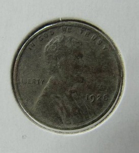 lot 99 image: 1928 Lincoln Penny
