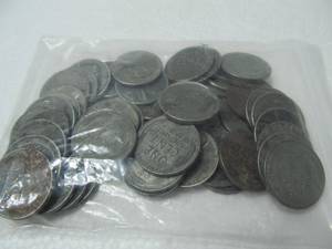lot 103 image: 1943 Bag Lot Steel Pennies