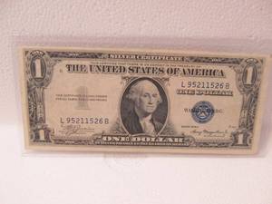 lot 111 image: 1935 A $1 Silver Certificate