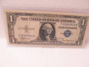 lot 112 image: 1935 A  $1 Silver Certificate