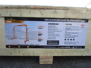 lot 22 image: LandHonor 4,400lb Gantry Crane