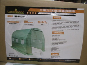 lot 70 image: LandHonor 7x12x7 Greenhouse