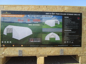 lot 93 image: LandHonor 30x40 Storage Shelter