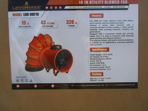 lot 237 image: LandHonor 10 Blower Fan