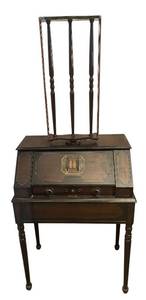 lot 6R image: FR - Antique 1925  RCA Radiola 28 Super Heterodyne Console Radio in Original Wooden Cabinet