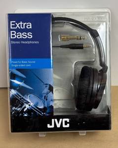 lot 47R image: LLR - JVC Extra Bass Stereo Headphones Model HA-RX300