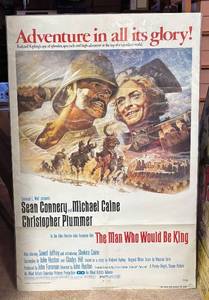 lot 63R image: FR - The Man Who Would Be King Unframed Poster - Sean Connery & Michael Caine