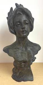 lot 73R image: O - Nymphea Bust Sculpture by Julien Causse